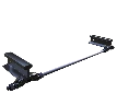 Gauge Rod Double End Noninsulated 3/4" 12-40 lb ASCE Rails