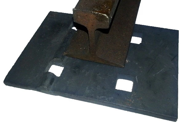[4212641] Single Should Tie Plate 4 Hole 1/4"x3"x6" (12 lb ASCE)