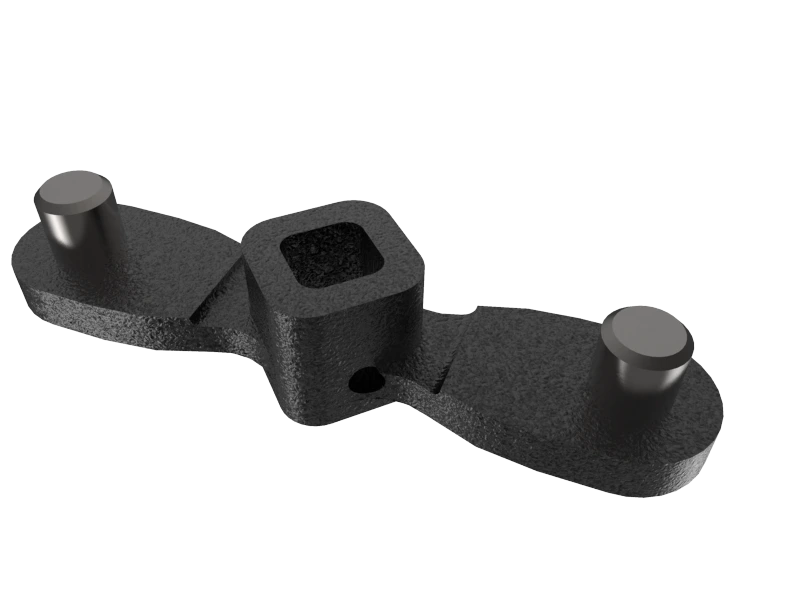 [4351209] 51 A/B Switch Stand Double Breakable Crank (5-1/2" Throw Use on Bow Handle)