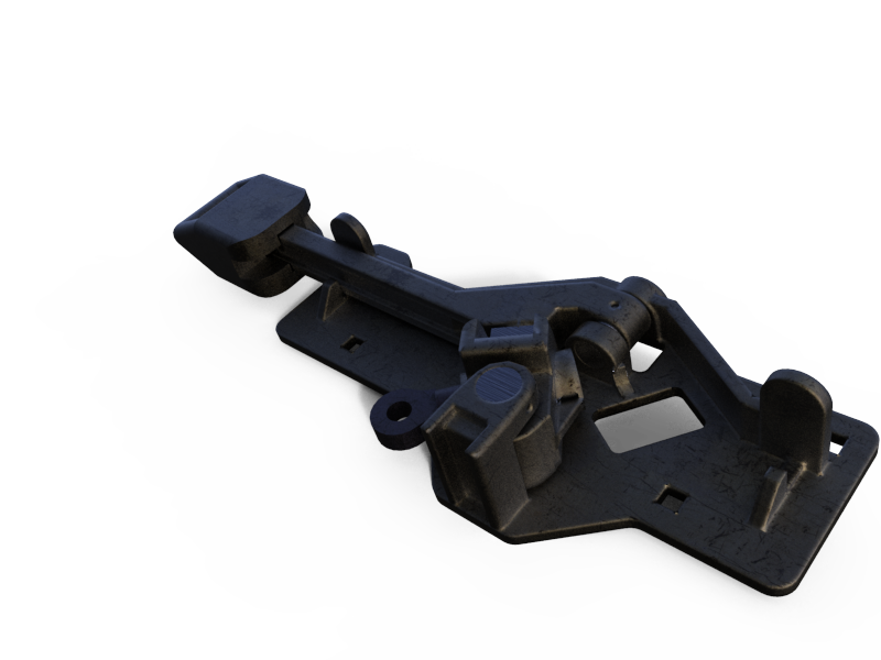 [4211101] K11 Switch Stand Assembly w/ Reflectors 60-85 lb Rails