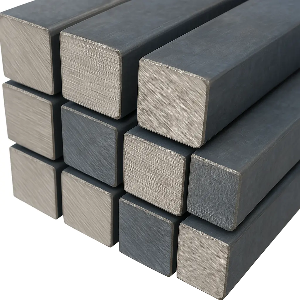 [7206061] Steel Square Hot Rolled 3/8" (piece) 0.48 lbs/ft (6")