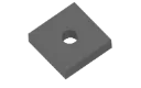 Plate Square Washer 1/4" Thick