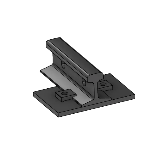 Steel Leveling Plate 2 Hole 1/2"x6"x9" (12 lb ASCE)